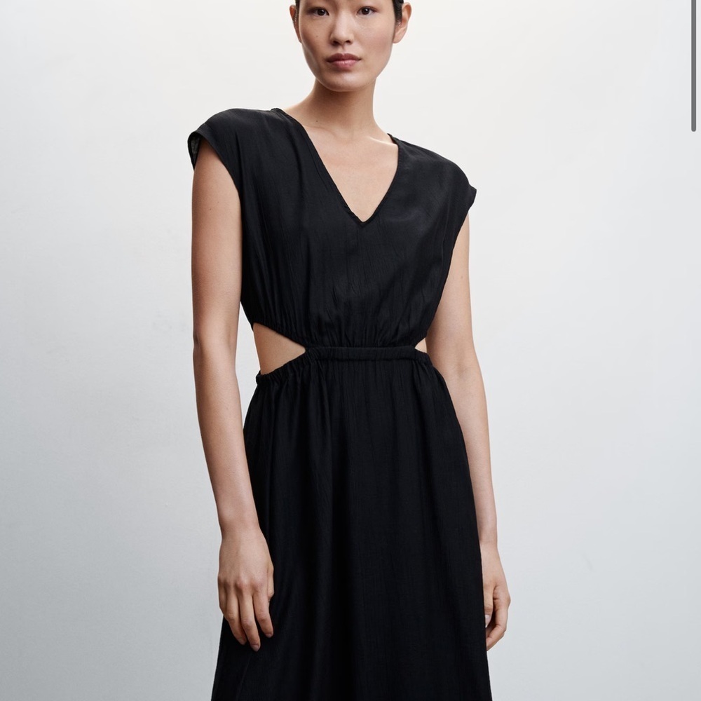 NWT Mango Side Slit Dress - Picture 3 of 8